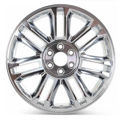 Front view of the 22x9" Cadillac Escalade wheel replacement 2007-2014 replica rim ALY05358U85N, 9597224