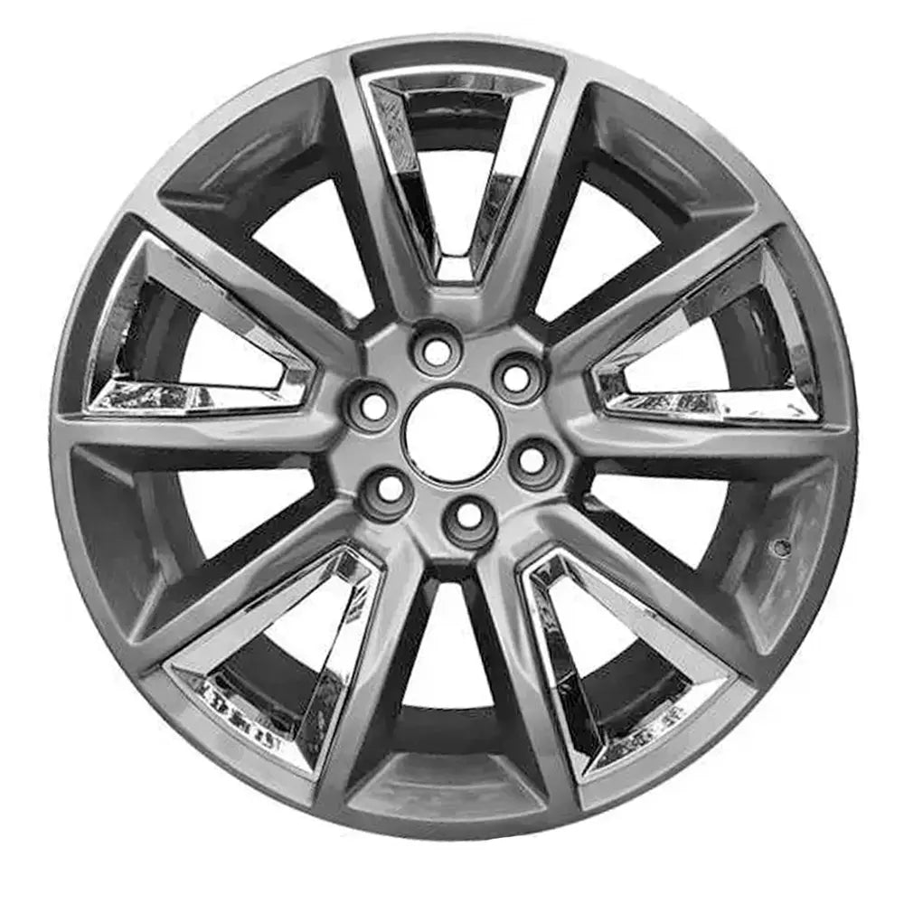 Front view of the 22x9" Chevy Trucks wheel replacement 2015-2020 replica rim ALY05696U20N, 22905550