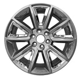 Front view of the 22x9" Chevy Trucks wheel replacement 2015-2020 replica rim ALY05696U20N, 22905550