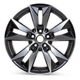 Front view of the 18x8.5" Chevy Malibu wheel replacement 2016-2021 replica rim ALY05716U45N, 22969723