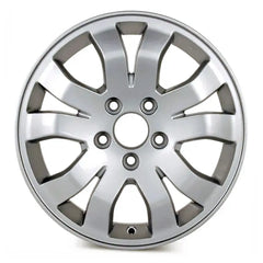 Front view of a 16 Honda CRV wheel replacement 2005-2006 replica rim ALY63888U20N part 42700SCAG72