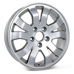 Angle view of a 16 Honda CRV wheel replacement 2005-2006 replica rim ALY63888U20N part 42700SCAG72