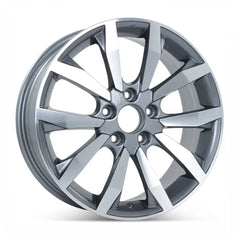 Side view of the 17x7" Honda Civic wheel replacement 2009-2011 replica rim ALY63996U45N, part 42700SNXA71, 42700SNXA72