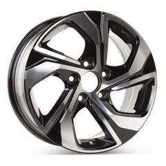 Angle view of a 16x7" Honda Accord wheel replacement 2016-2017 replica rim 42700T2AL62