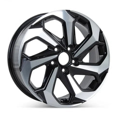 Angle view of a 17x7.5" Honda Accord wheel replacement 2016-2017 replica rim 42700T2AL73