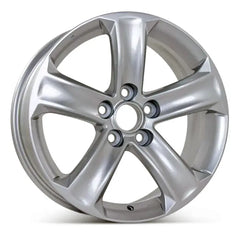 Angle view of the 17x7" Toyota RAV4 wheel replacement 2013-2015 replica rim ALY69626U20N, 426110R150, 4261142410