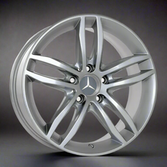17-inch Mercedes C250 wheel replacement Silver replica rim 85227