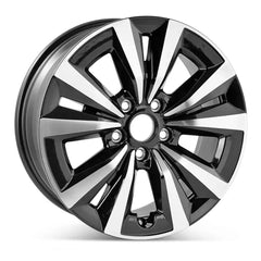 17-inch Honda Civic wheel replacement Machined Black replica rim 95358 42700T20A92