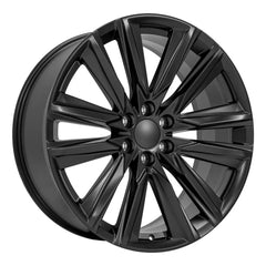 24-inch Black replacement wheel for GMC Trucks CA91 replica rim 24x10