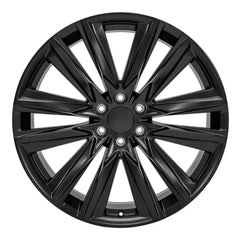 24-inch Black replacement wheel for GMC Trucks CA91 replica rim 24x10