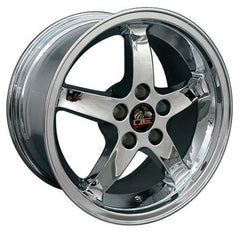 17" Chrome wheel replacement for Ford Mustang 1994-2004. Replica Rim 8181900