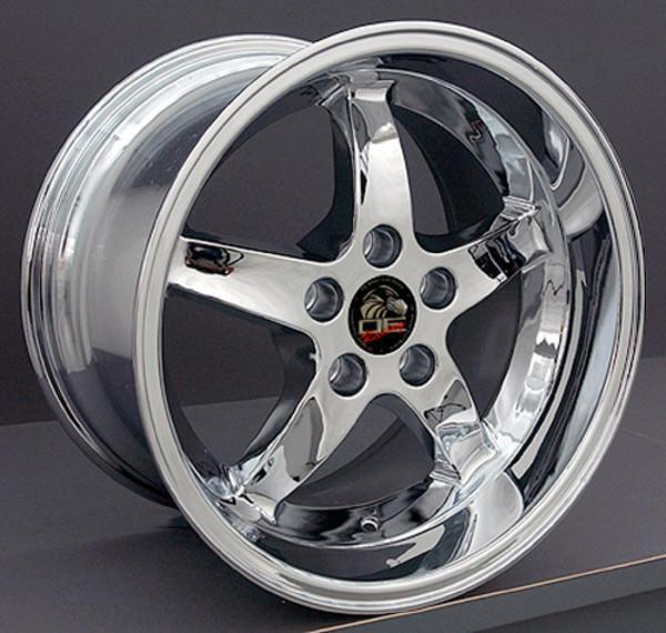 17" Chrome wheel replacement for Ford Mustang 1994-2004. Replica Rim 8181904