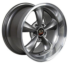 17" Gunmetal Machined Lip wheel replacement for Ford Mustang 1994-2004. Replica Rim 8181830