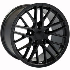 18" Satin Black wheel replacement for Pontiac Firebird 1993-2002. Replica Rim 9498438