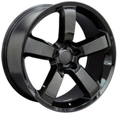 20" Black wheel replacement for Dodge Challenger 2009-2017. Replica Rim 9360888