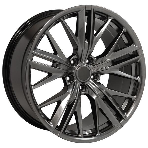 20" Hyper Black wheel replacement for Chevy Camaro 2010-2017. Replica Rim 9506890