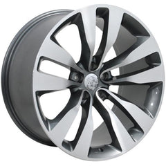 20" Machined Gunmetal wheel replacement for Dodge Challenger 2009-2017. Replica Rim 9472071