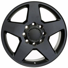 20" Matte Black wheel replacement for Chevy C3500 1988-2000. Replica Rim 9482437