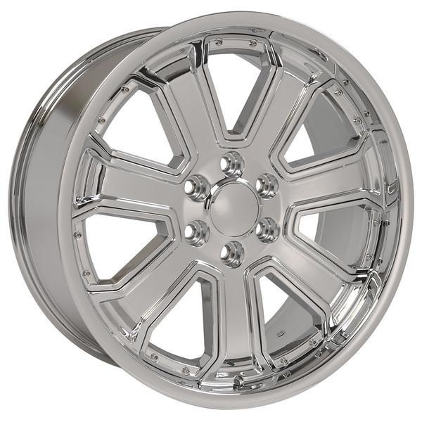 22" Chrome wheel replacement for Chevy Blazer 1992-1994. Replica Rim 9506713