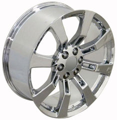 22" Chrome wheel replacement for Chevy C2500 1988-2000. Replica Rim 8579273