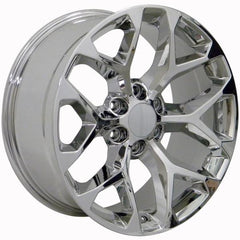 22" Chrome wheel replacement for Chevy C2500 1988-2000. Replica Rim 9506480