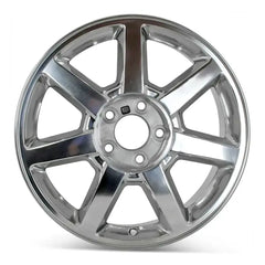 Front view of the 17x7.5" Cadillac STS wheel replacement 2004-2011 replica rim ALY04578U80N, 09596894, 9594373, 9595147, 9595339