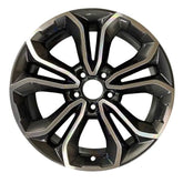 Front view of the 18x7.5" Honda CRV wheel replacement 2020-2022 replica rim ALY63161U30N, 42700TLAL63, 42700TLAL64