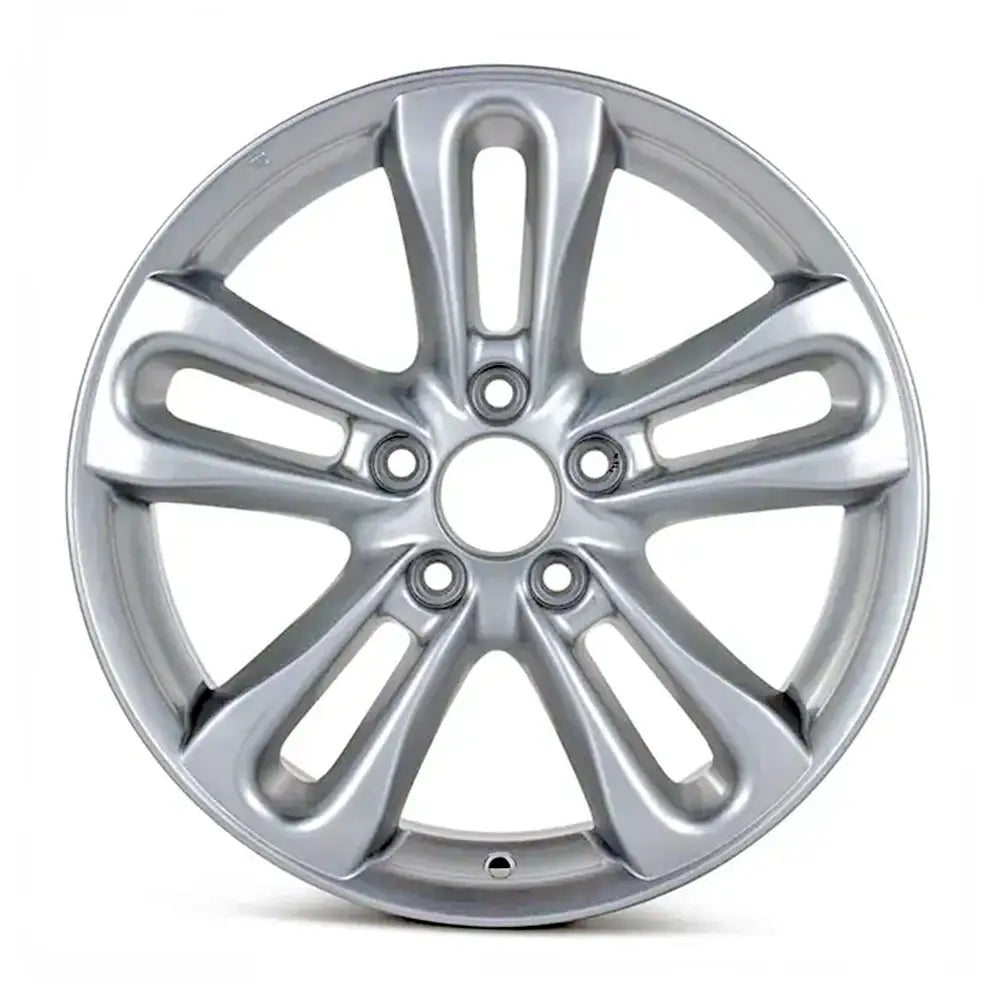 Front view of the 17x7" Honda Civic wheel replacement 2006-2008 replica rim ALY63901U20N, 42700SVBA01, 42700SVBA02, 42700SNXA91, 42700SNXA81