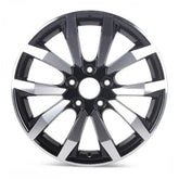 Front view of the 17x7" Honda Civic wheel replacement 2009-2011 replica rim ALY63996U45N, 42700SNXA72, 42700SNXA71