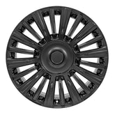 Front view of a 22x9 Black wheel replacement for Cadillac Escalade replica rim 9511002