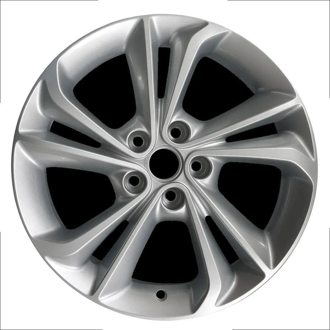 18-inch Buick Encore GX OEM wheel ALY14005U20. Silver rim front view.