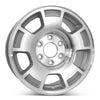 Angle view of the 17x7.5" Chevy Trucks wheel replacement 2007-2014 replica rim ALY05299U10N, 9596050