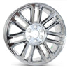 Angle view of the 22x9" Cadillac Escalade wheel replacement 2007-2014 replica rim ALY05358U85N, 9597224