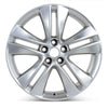Front view of the 18x7.5" Chevy Cruze wheel replacement 2011-2016 replica rim ALY05477U77N, 13254959