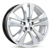 Angle view of the 18x7.5" Chevy Cruze wheel replacement 2011-2016 replica rim ALY05477U77N, 13254959