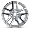 Front view of the 17x8" Chevy Malibu wheel replacement 2013-2016 replica rim ALY05559U10N, 9598668