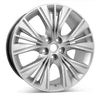 Angle view of the 20x8.5" Chevy Impala wheel replacement 2014-2020 replica rim ALY05615U77N, 9599035