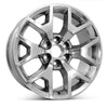 Angle view of the 20x9" GM Trucks wheel replacement 2014-2020 Honeycomb replica rim 20937765