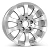 Angle view of the 17x8" BMW 3 Series wheel replacement 2006-2013 replica rim ALY59582U20N