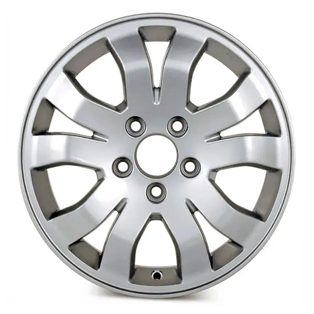 Front view of a 16 Honda CRV wheel replacement 2005-2006 replica rim ALY63888U20N part 42700SCAG72