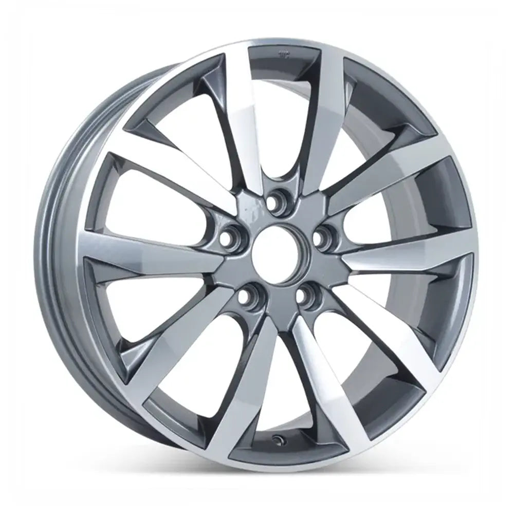 Side view of the 17x7" Honda Civic wheel replacement 2009-2011 replica rim ALY63996U45N, part 42700SNXA71, 42700SNXA72