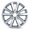 Front view of the 16x6.5" Honda Civic wheel replacement 2012-2014 replica rim ALY64024U20N part 4200TRA0A81