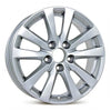 Angle view of the 16x6.5" Honda Civic wheel replacement 2012-2014 replica rim ALY64024U20N part 4200TRA0A81