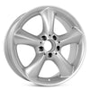 Angle view of the 17x7.5" Mercedes CLK320 wheel replacement 2003-2005 replica rim ALY65288U20N