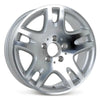Front view of the 16x8" Mercedes E320 wheel replacement 2003-2007 replica rim ALY65295U20N