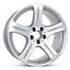 Angle view of the 18x9.5" Mercedes CLS500 wheel replacement 2006-2007 replica rim ALY65372U20N