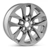 Angle view of the 17x7" Toyota Sienna wheel replacement 2021-2023 replica rim ALY69143U35N, 4261108160, 4261108200