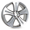 Angle view of the 19x7.5" Toyota Highlander wheel replacement 2008-2013 replica rim ALY69536U10N, 426110E160