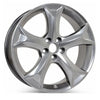 Angle view of the 20x7.5" Toyota Venza wheel replacement 2009-2015 replica rim ALY69558U78N, 426110T010, 4261A0T020