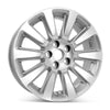 Angle view of the 18x7" Toyota Sienna wheel replacement 2011-2019 replica rim ALY69583U10N, 4261108060, 4261108050, 4261108090